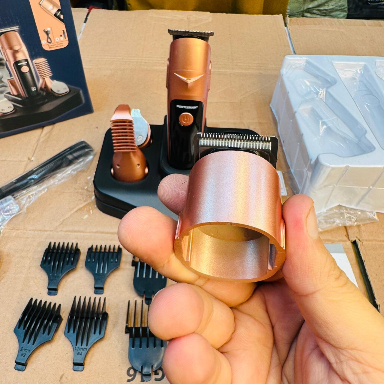 Professional Gentleman 10 in 1 Grooming Kit All in One Trimmer Set