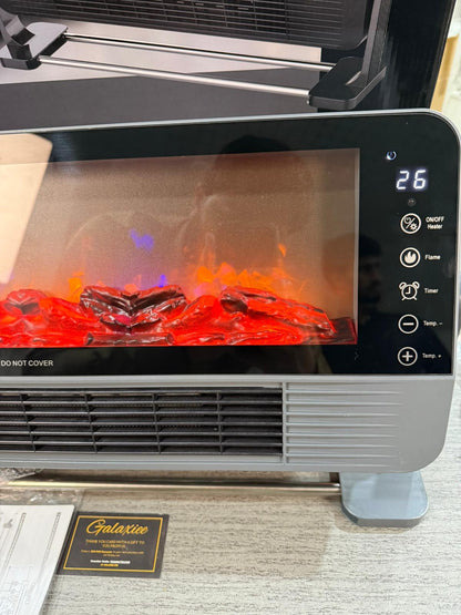 1500W Electric Fireplace Heater with Remote