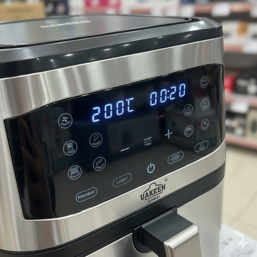 UAKEEN Germany 10L Digital Air Fryer ZL-1709 – 2800W Large Capacity Oil-Free Fryer