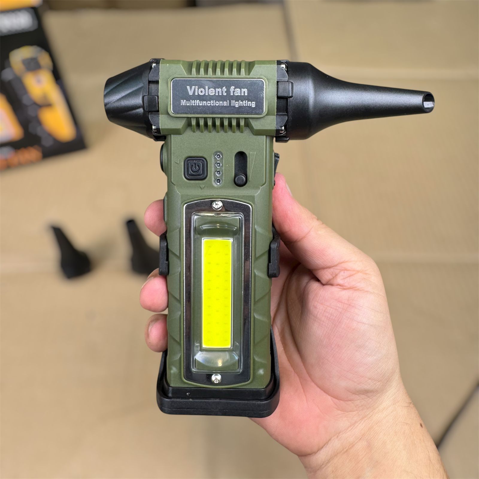 7-in-1 turbo jet blower with flashlight and cutter - price in Pakistan | Galaxiee