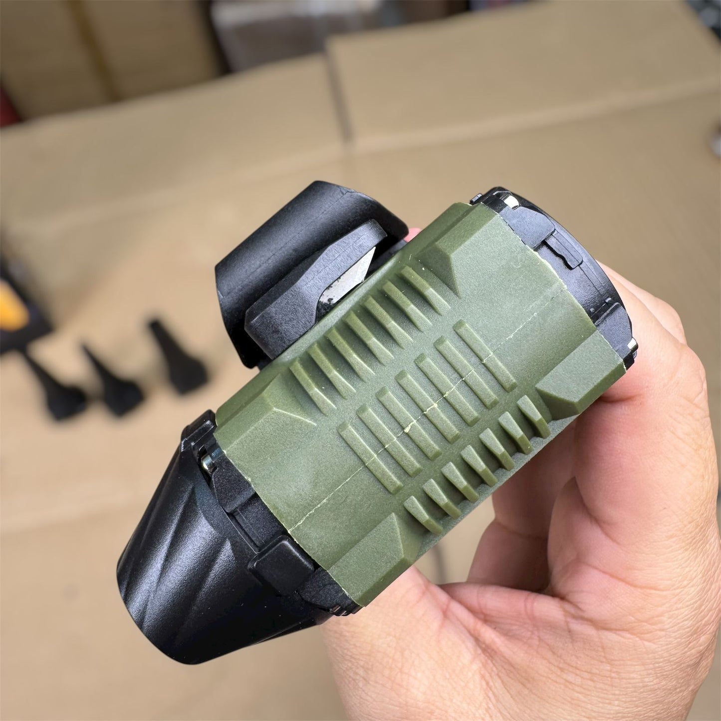 7-in-1 Turbo Jet Blower with Flashlight & Cutter