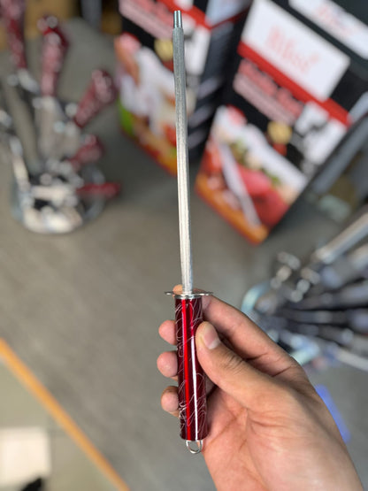 Bass 8-Piece Stainless Steel Knife Set with Stand | Kitchen Essentials