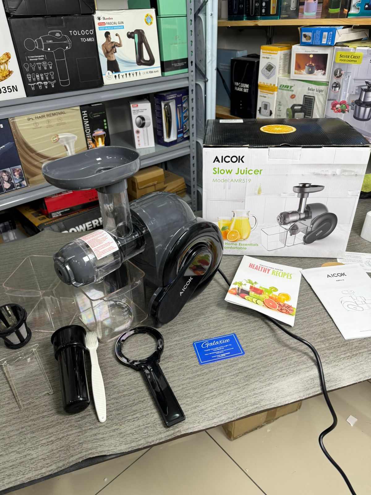 ICOK Slow Juicer German-Lot Imported | 1000W Pure Copper Motor, Two Speed Levels