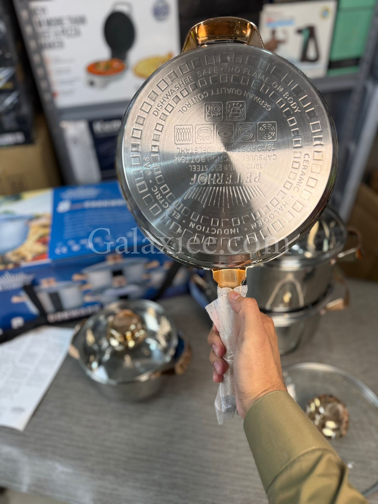 German Lot Peterhof 8-Piece Stainless Steel Cookware Set | Premium PH-Series