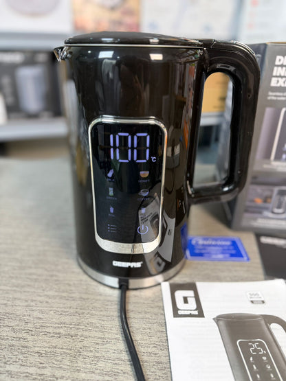Geepas 1.7L Digital Display Electric Kettle – GK9895 | Smart Temperature Control