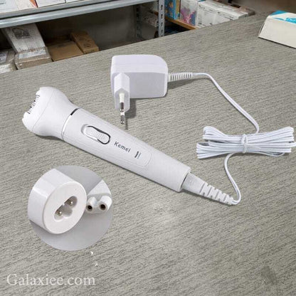 KM-2199 5-in-1 Women Shaver & Epilator – Multi-Function Hair Removal Grooming Kit