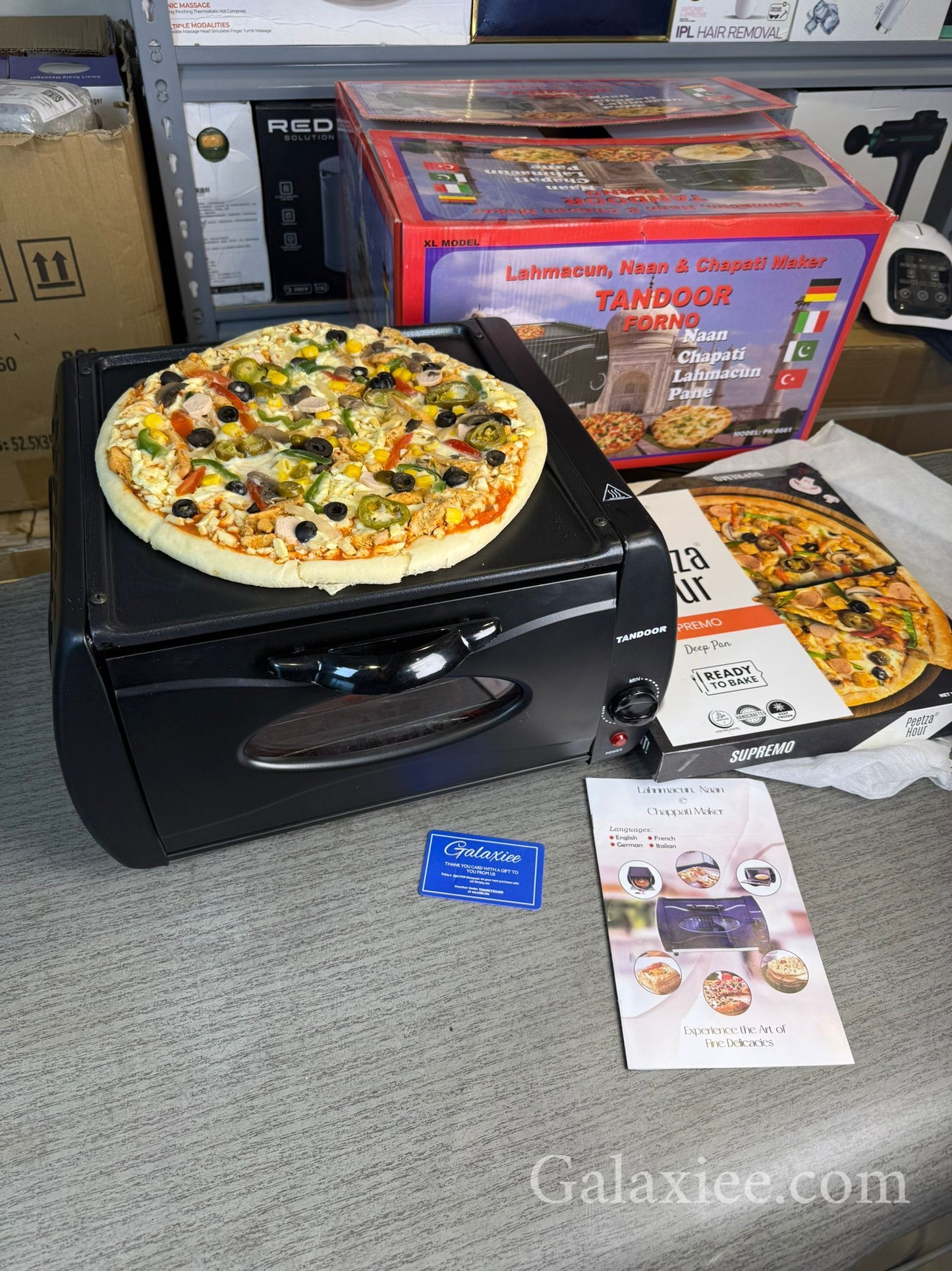 Tandoor Forno Electric Naan & Chapati Maker XL (PK-8661) – Home Tandoori Oven