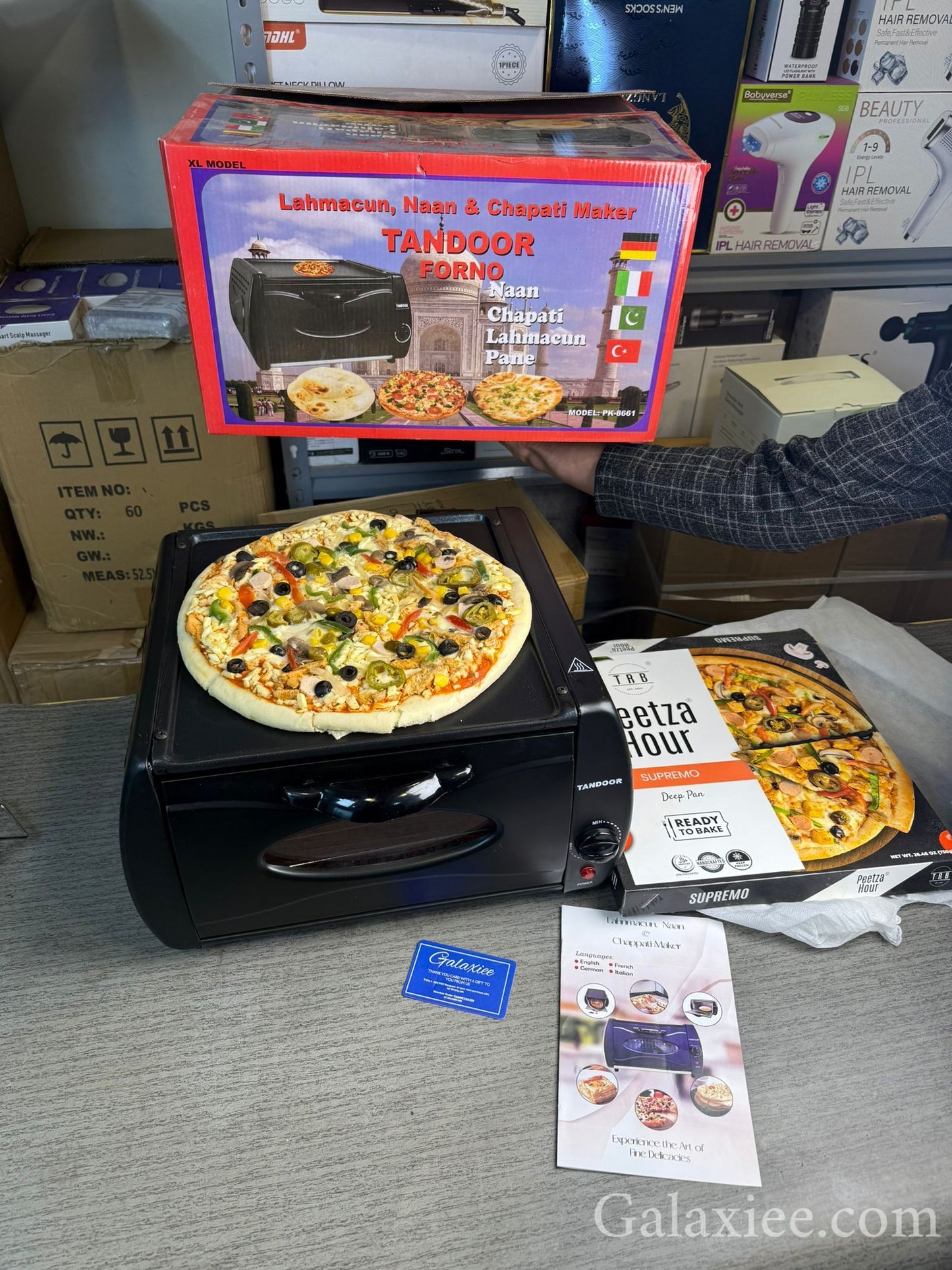 Tandoor Forno Electric Naan & Chapati Maker XL (PK-8661) – Home Tandoori Oven