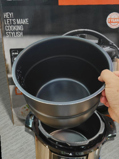 Geepas Digital Multi Cooker GMC35029 – 8L Capacity, 14 Cooking Programs & LED Display