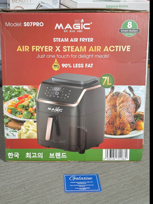 Magic 7L Steamer & Air Fryer – Dual Steam & Air Fry Function, Large Capacity
