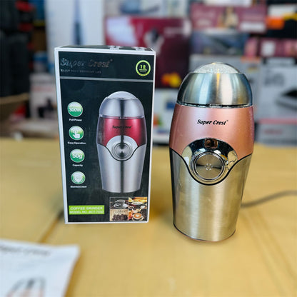 Super Crest Germany 50g Stainless Steel Electric Spice Grinder – Masala & Coffee Grinder