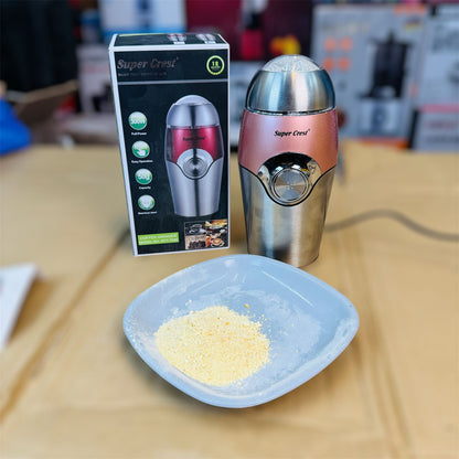 Super Crest Germany 50g Stainless Steel Electric Spice Grinder – Masala & Coffee Grinder