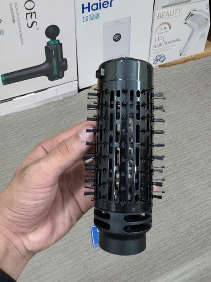 Geepas 1000W 2-in-1 Rotating Hot Air Styler GHR8600N – Blowout Brush & Hair Curler with Cool Shot