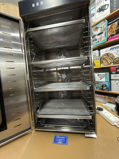 Stainless Steel 24 Tray Food Dehydrator 220W – Commercial Electric Fruit & Meat Dryer Machine