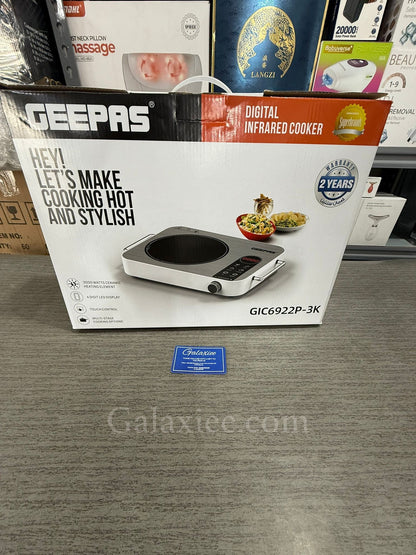 Geepas GIC6922P-3K Infrared Cooker 3000W Digital | Galaxiee