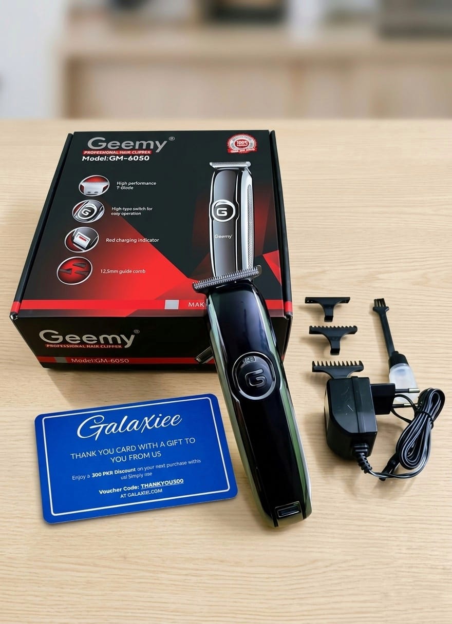 Geemy GM-6050 Cordless Hair Clipper & Trimmer