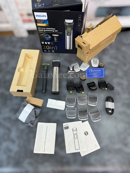 Philips 9000 Series 20-in-1 Trimmer OneBlade Grooming Kit Galaxiee
