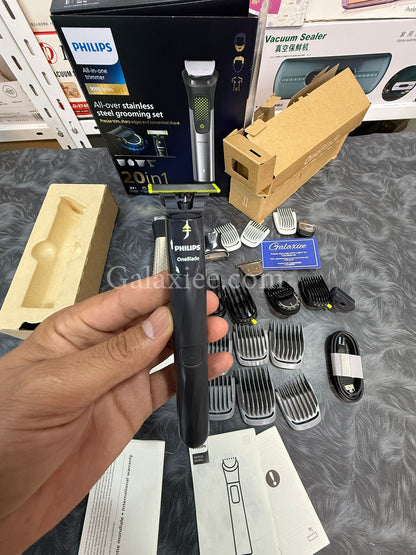 Philips 9000 Series 20-in-1 Trimmer OneBlade Grooming Kit Galaxiee