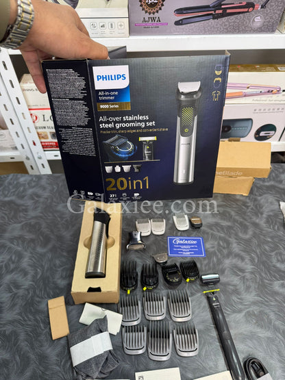 Philips 9000 Series 20-in-1 Trimmer OneBlade Grooming Kit Galaxiee