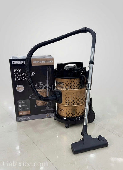 Geepas GVC19063P Drum Vacuum Cleaner 2800W Ultra Turbo | Galaxiee