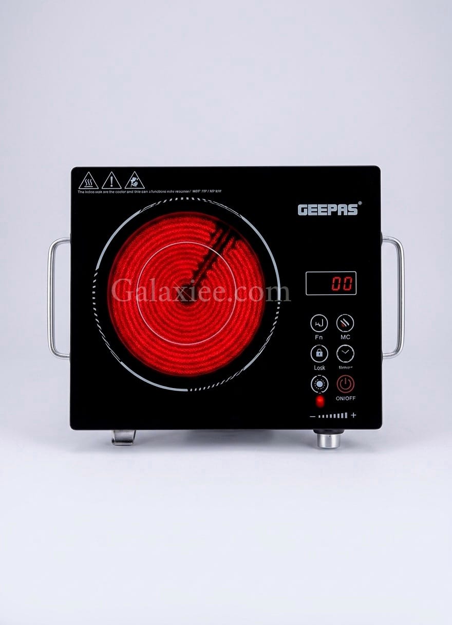 Geepas GIC6920P Infrared Cooker 2600W Touch Control | Galaxiee