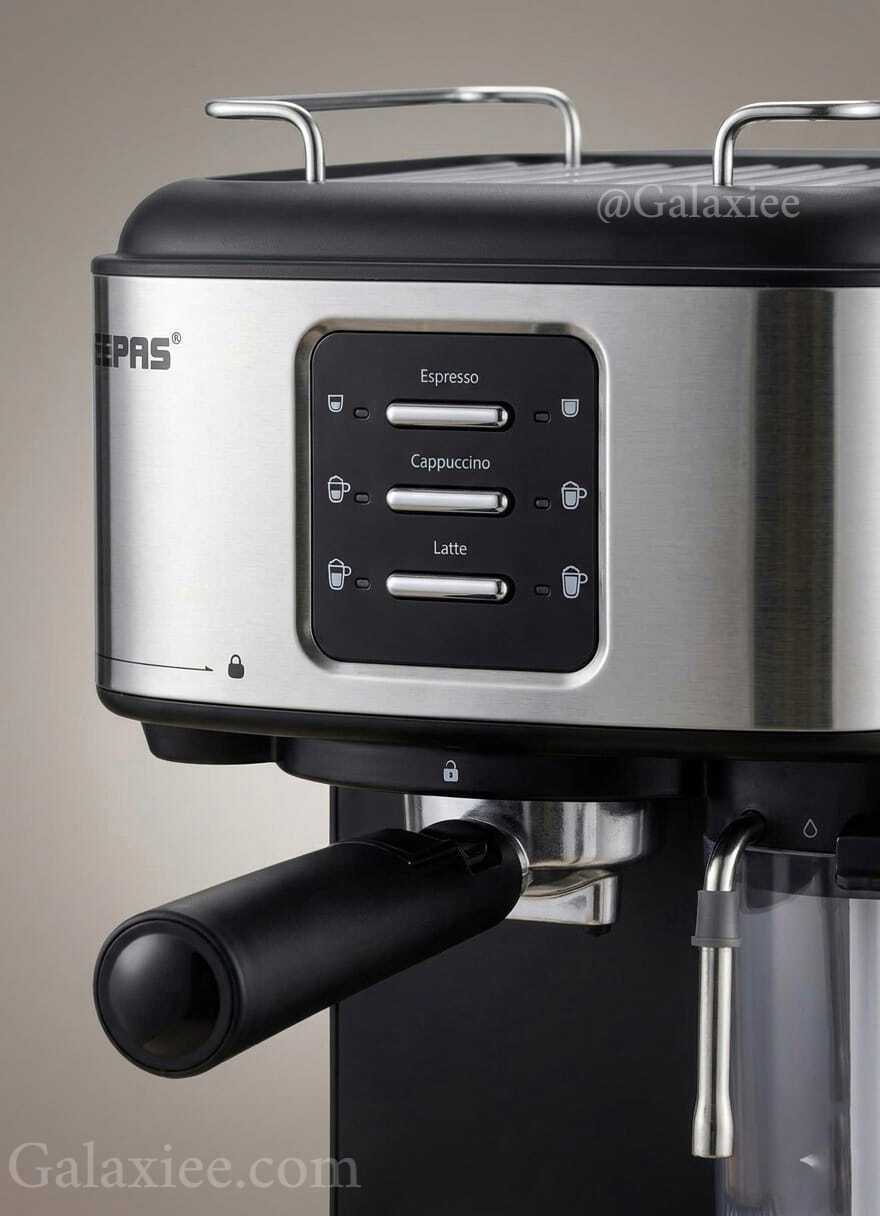 Geepas GCM1215SA 20 Bar Espresso & Cappuccino Maker | Galaxiee