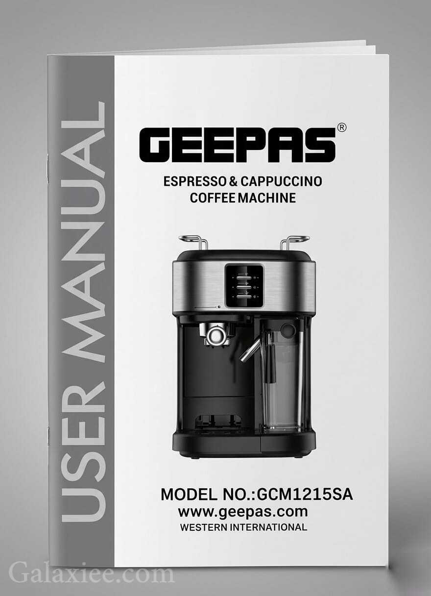 Geepas GCM1215SA 20 Bar Espresso & Cappuccino Maker | Galaxiee