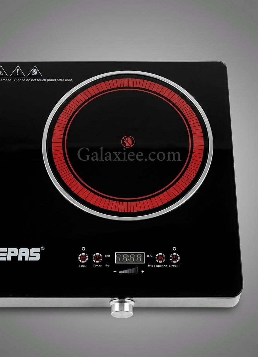 Geepas GIC6133P Double Infrared Cooker 4400W | Galaxiee