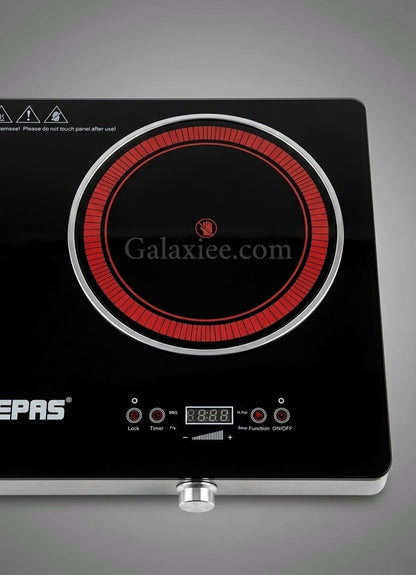 Geepas GIC6133P Double Infrared Cooker 4400W | Galaxiee