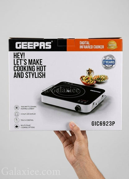 Geepas GIC6923P Infrared Cooker 3000W Digital | Galaxiee