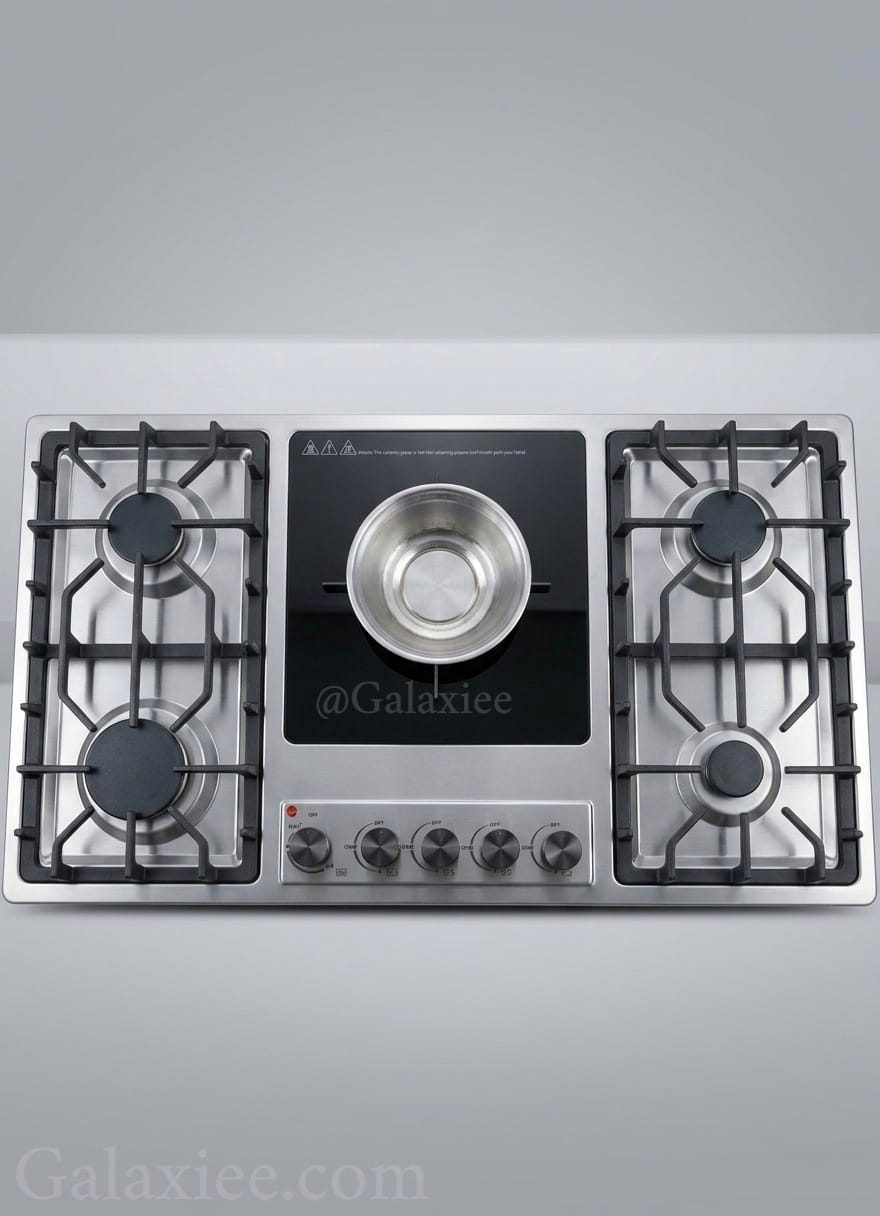ML-8650 Hybrid 2-in-1 Gas Electric Built-in Hob | Galaxiee