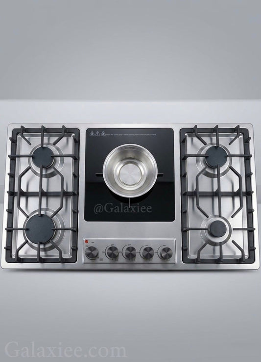 ML-8650 Hybrid 2-in-1 Gas Electric Built-in Hob | Galaxiee