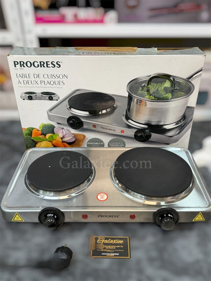 Progress UK Lot Double Electric Hot Plate 2500W | Galaxiee