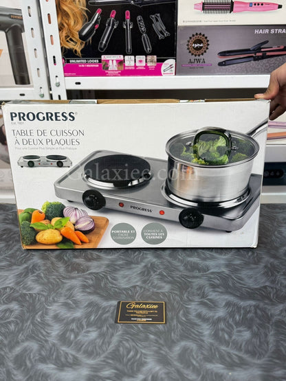 Progress UK Lot Double Electric Hot Plate 2500W | Galaxiee