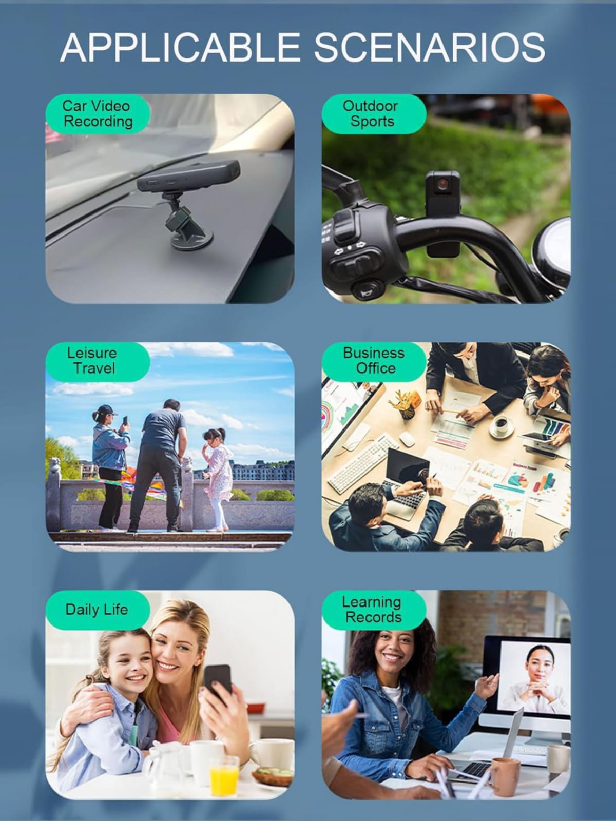 A88 WiFi Motion Camera 1080P Portable Recorder | Galaxiee