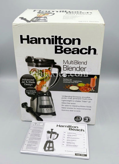 Hamilton Beach 58151 MultiBlend Blender 1.4L | Galaxiee