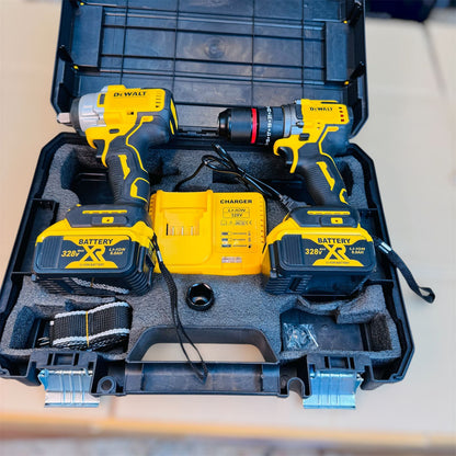 DeWalt 2in1 Cordless Drill Impact Wrench Brushless Kit Galaxiee