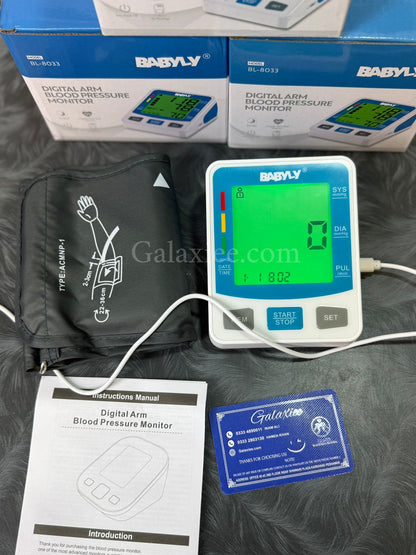 Babyly BL-8033 Digital Blood Pressure Monitor | Galaxiee
