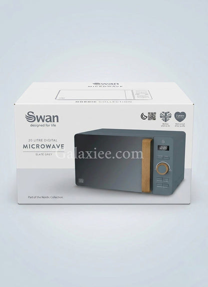 Swan Nordic Digital Microwave 800W 6 Functions | Galaxiee