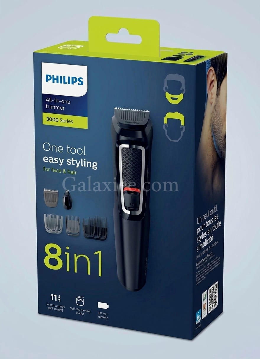Philips 3000 Series 8-in-1 Trimmer Beard Grooming Kit Galaxiee