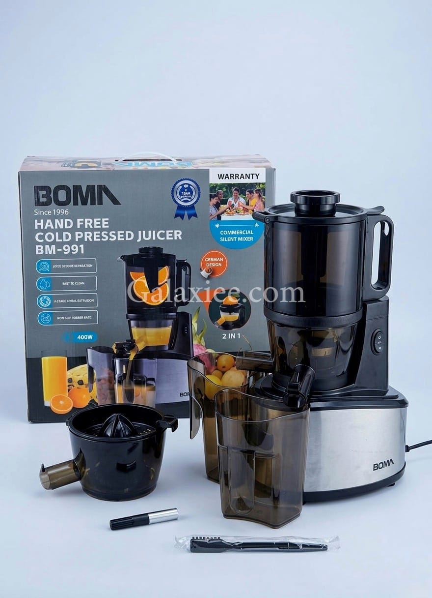 BOMA BM-991 Cold Press Juicer 400W Silent Mixer Galaxiee