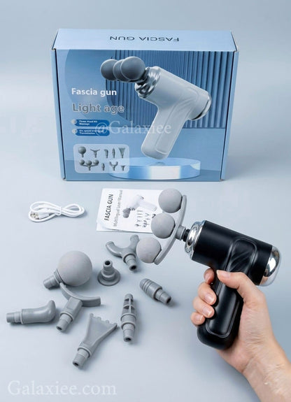 Fascia Gun LM-130 Massage Gun 8 Heads Percussion Massager Galaxiee