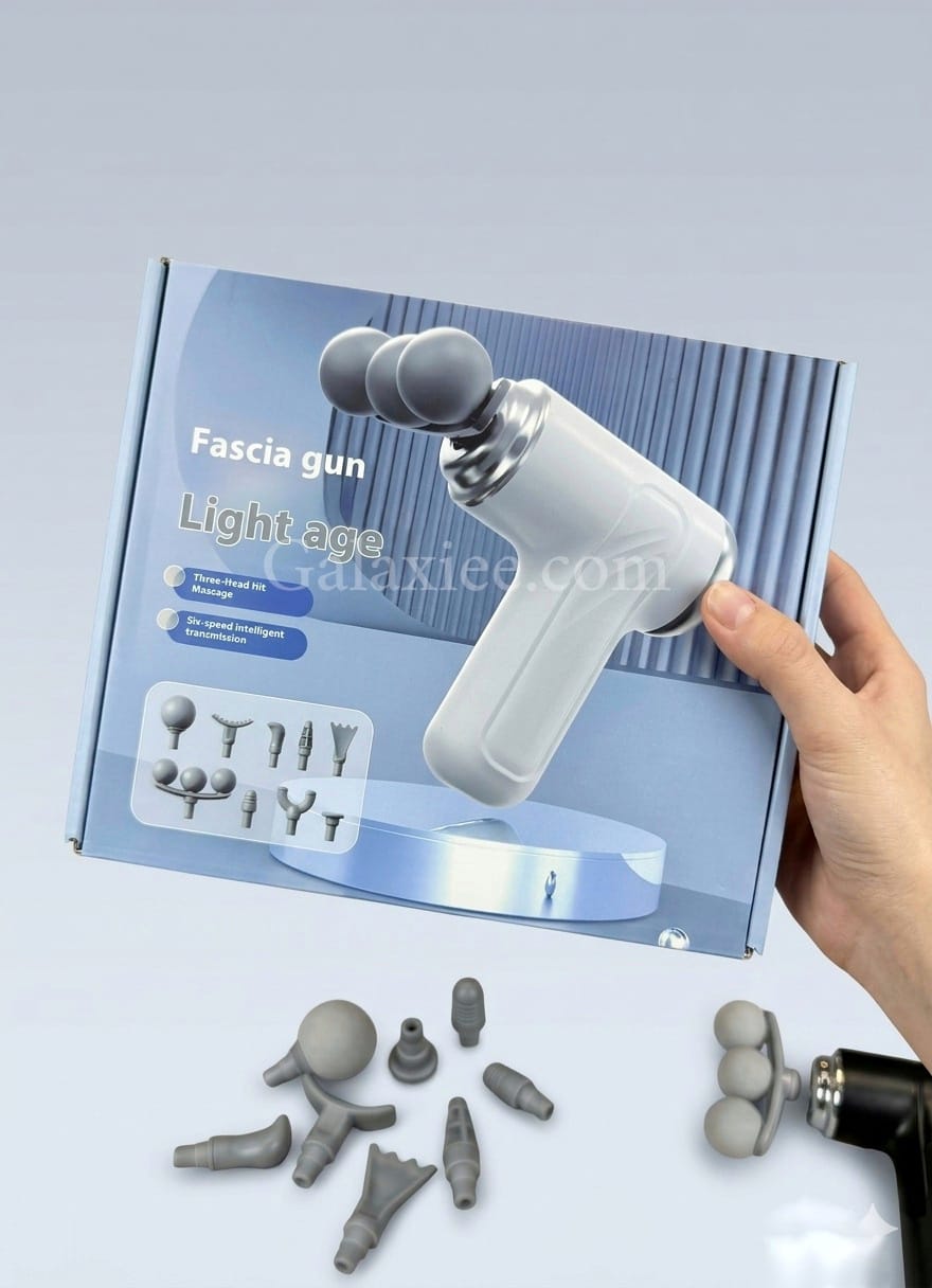 Fascia Gun LM-130 Massage Gun 8 Heads Percussion Massager Galaxiee