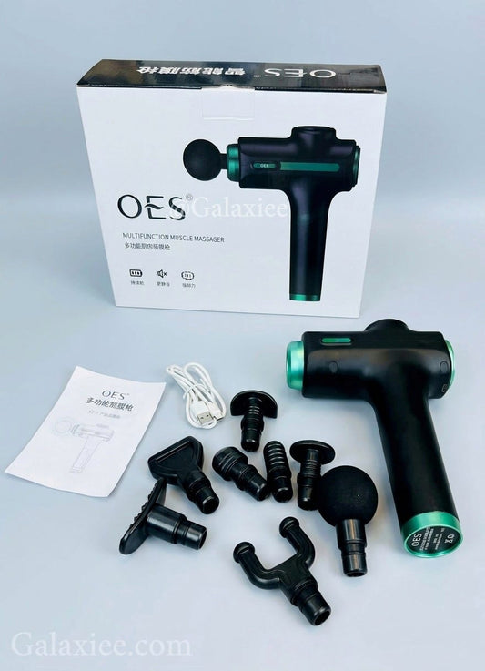 Korean Lot OES 8-in-1 Massage Gun 99 Speed Deep Tissue Galaxiee