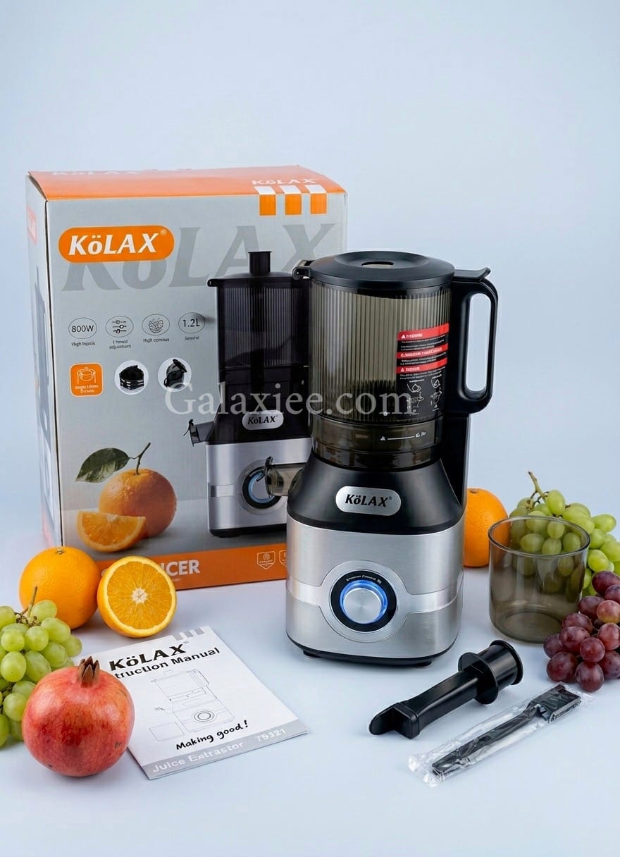 Kolax 79321 Cold Press Juicer 800W Whole Fruit Galaxiee