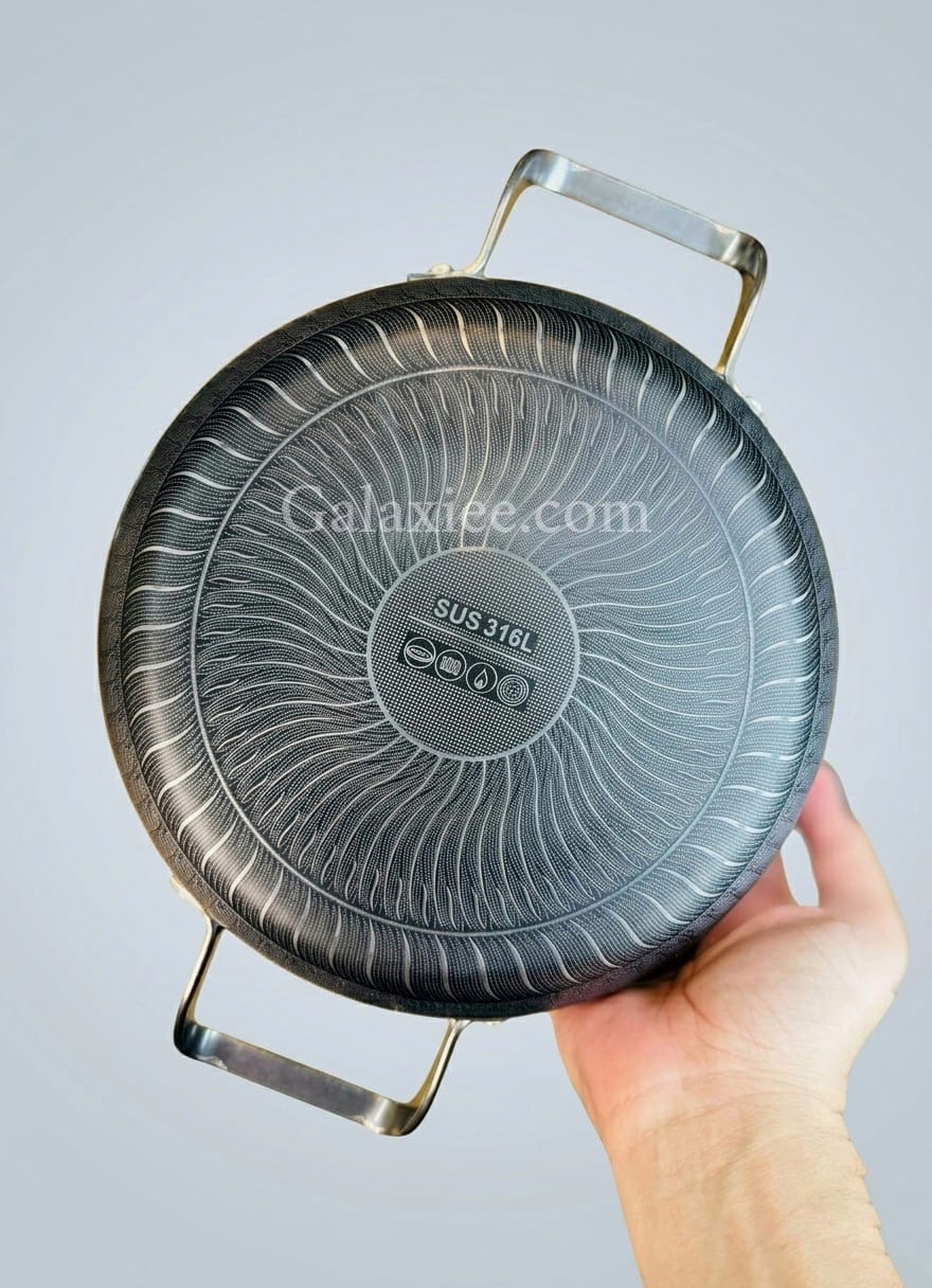 Germany Lot Honeycomb Fry Pan Set 3pcs Non Stick Galaxiee