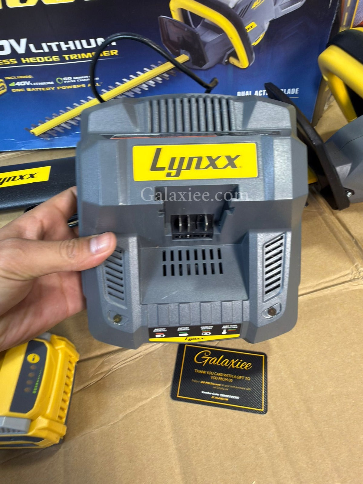 Lynxx 40V Cordless Hedge Trimmer USA Lot 24 Inch Galaxiee