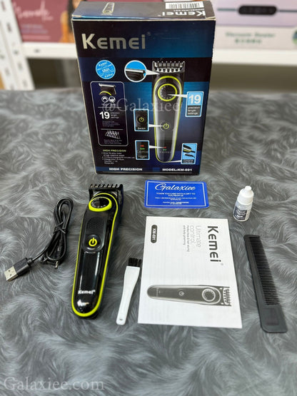 Kemei KM-691 Hair Beard Trimmer Cordless Grooming Kit Galaxiee