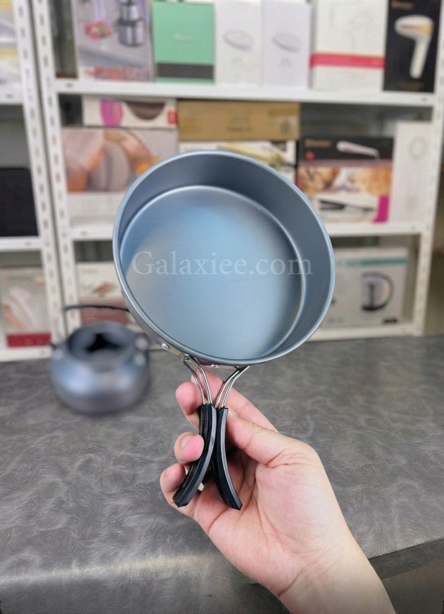 Camping 3pcs Cooking Set Portable Aluminum Cookware Galaxiee