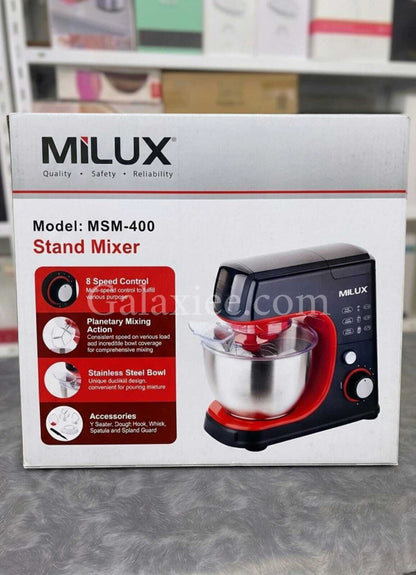Milux MSM400 Stand Mixer 3L 400W 8 Speed Galaxiee
